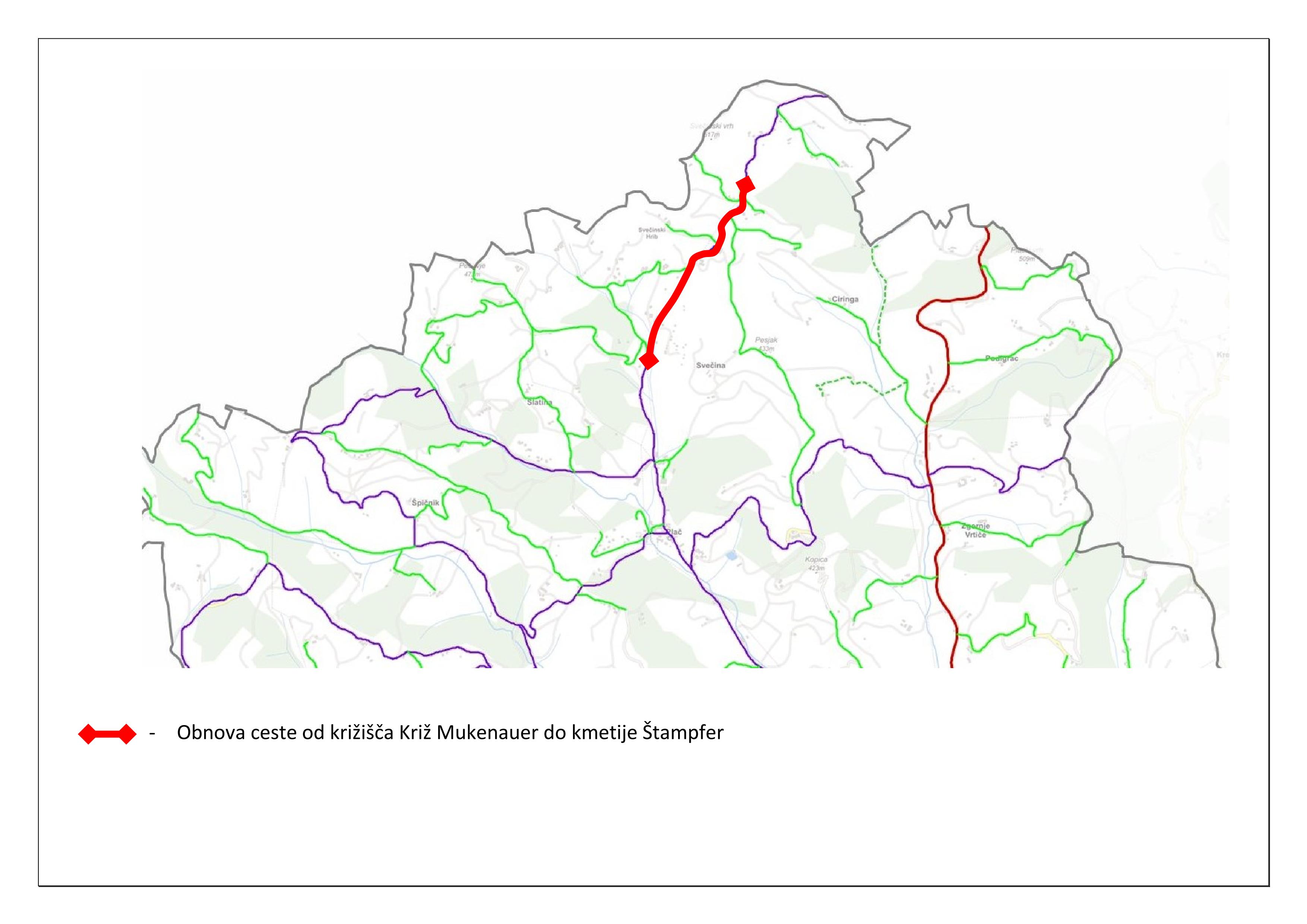 Obnova ceste od križišča Križ Mukenauer do kmetije Štampfer.jpg